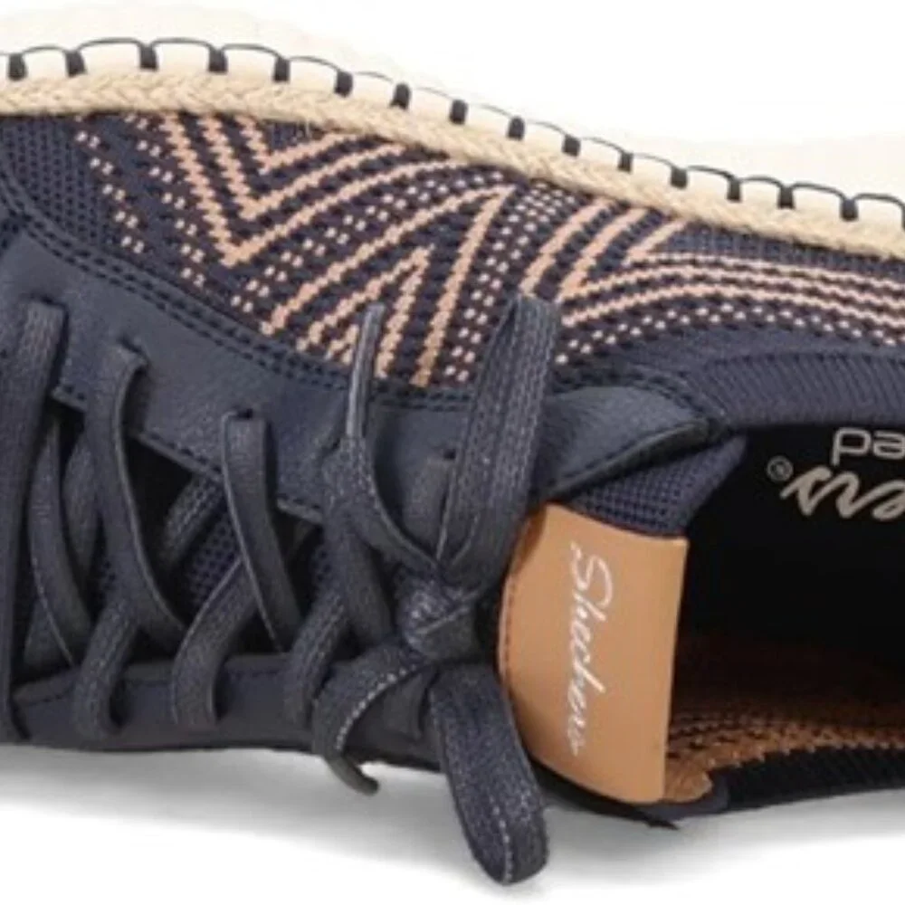 Skechers Wilshire Boulevard Size 7 Slip Ons - Navy Blue - Picture 6 of 9